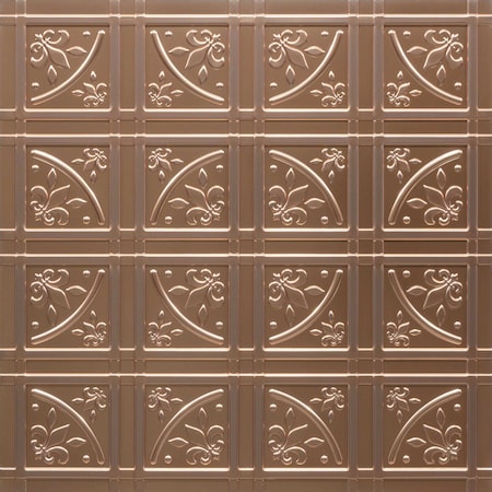 Ceilume Lafayette 2ft x 2ft Copper Ceiling Tile V3-LAF-22CBR